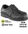 Steel Toe ESD Shoe Pucker Moc Oxford  - Women's